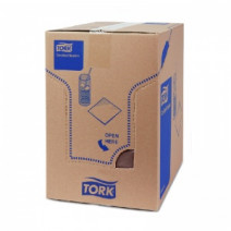 Салфетки Tork 2-сл 24х24см, 200шт, шоколад