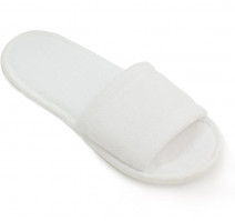 Тапочки махровые Премиум с открытым мысом