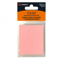 Бумага для заметок самокл. 51х38 мм, 100 л розовая