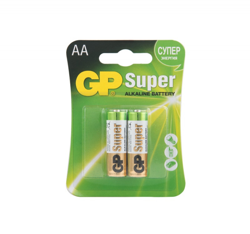 Батарейка GP Super Alkaline AALR6 2шт/упак