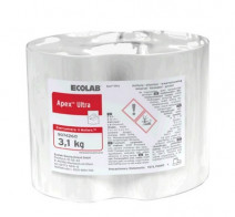 Ecolab Apex Ultra концентрированное хлорсодержащее твердое моющее средство для посудомоечных машин для жесткой воды и воды средней жесткости