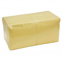 Салфетки бумажные 1сл 24х24см 400л/упак Complement пастель желтые