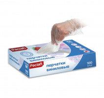 Перчатки виниловые неопудренные Paclan 100шт/упак XL