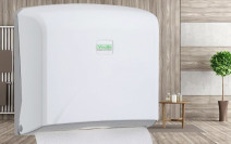 Диспенсер для бумажных полотенец, Vialli Z сложения белый K2