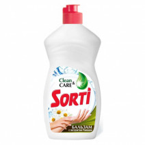 Средство для посуды БАЛЬЗАМ с экстрактом РОМАШКИ SORTI 450г 1/20