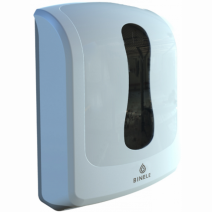 Диспенсер для бумажных полотенец Zсложения белый BINELE zType 1/10